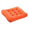 Square Seat Cushion 16x16 Inches Solid Color Stuffed Chair Pad Velvet Thick Seat Cushion for Dining Chair Floor Home Office