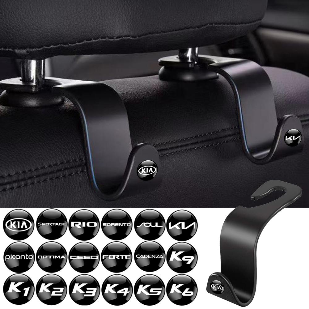CAFHF1 Car Back Seat Back Hook Headrest Hook Storage Clip Car Interior Accessories For Kia Rio Sportage Cerato Soul Sorento