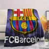 Barcelona team logo,pattern Flannel Blanket, High quality Comfortable for All Seasons, Home Decor, Warmth and Comfort, Perfect for Gifts.