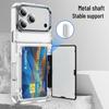 iPhone 18 Pro Max Jun Fan Color Block Card Holder Case for Apple 17 Pro with Card Slot and Protective Cover for iPhone 16