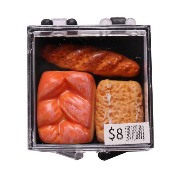 Practical Realistic Pretend Play Compact 1/12 Mini House Boxed Cake Model Kitchen Food Toy for Home Miniature