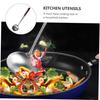 NAMOARLY 1 Set Long Handled Cooking Spatula, Stir-fry Ladle, Serving Spoon, Wok Tool Set, Stainless Steel Spatula Spoon Set, Wok Spoon Set, Spatula La