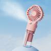 Misting Fan Portable Handheld Fan HandHeld Mist Fan Rechargeable 4 Speed Adjustable Small Mister Fan Cooling Water Spray