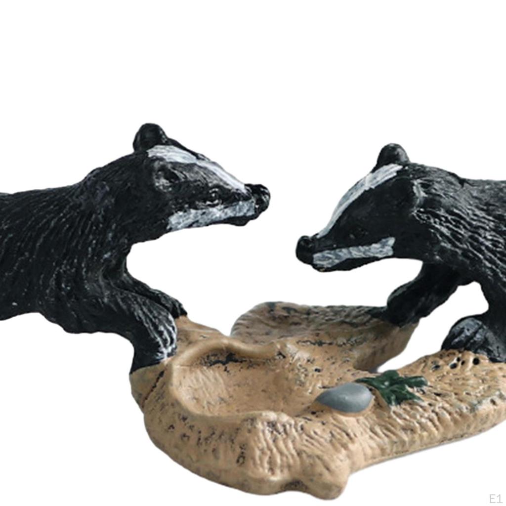 Animal Figurine Model Miniature Toys Home Decor Collection Cake Toppers Party Decoration