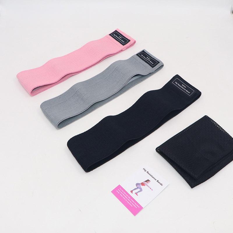 

3PCS Elastic Bands Fitness Resistance Bands Yoga Pilates Hip Circle Expander Bands Gym Training Home Workout Equipment