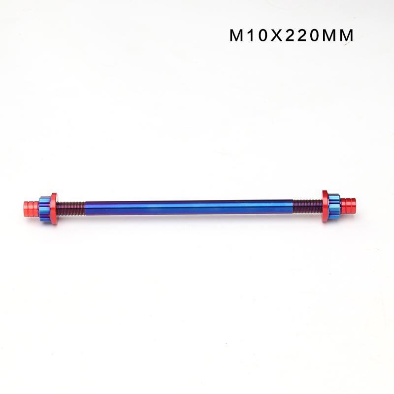 Motorcyle Parts Front Rear Wheel Hub 250mm Rainbow Axle Shaft Axis Sleeve Fit PIT PRO Trail Dirt Bike QUAD ATV