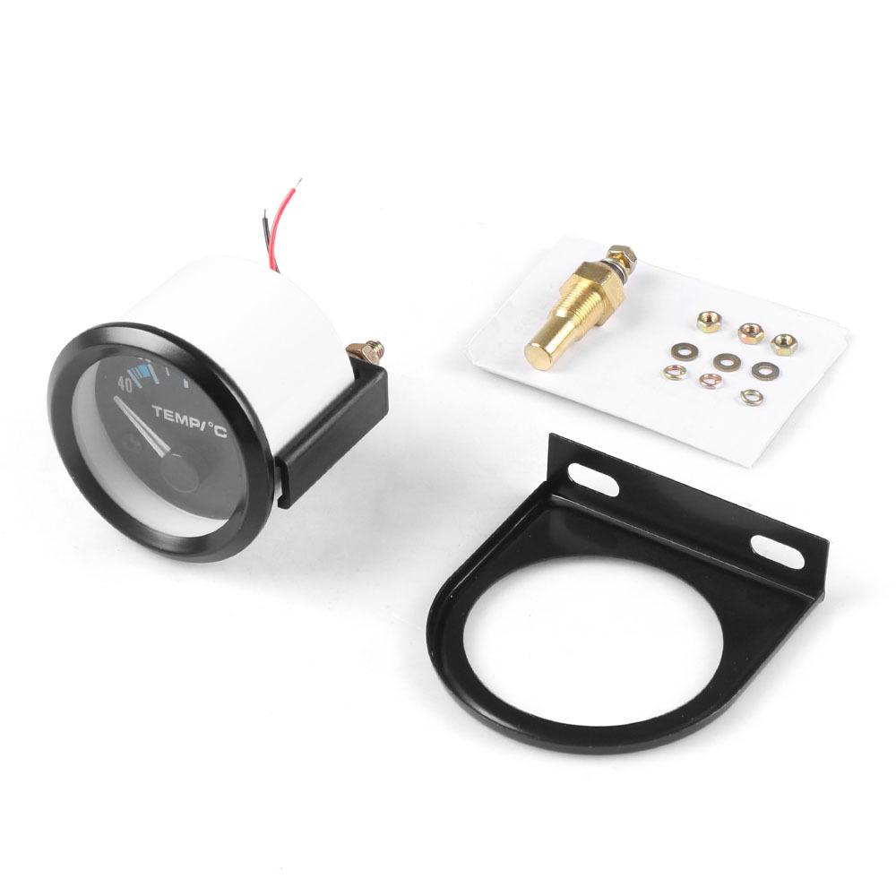 Coolant Water Temperature Gauge 52mm Digital Car Water Temp 12V 40-120℃ LED Auto 1 Set Temp Gauge