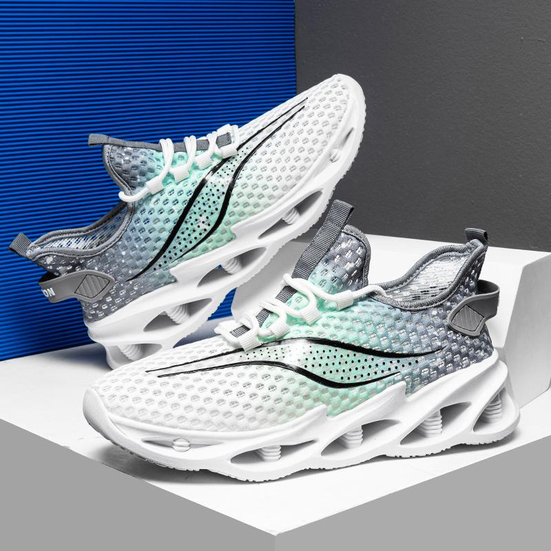 

Тканевые спортивные и повседневные кроссовки для мужчин, мокасины с круглым носком, мягкие и удобные, весна и осень, проветриваются, новые 44