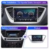 Wifi 2Din Android Car Radio Multimedia Video Player For Hyundai Solaris 2 Verna 2017-2020 With Button Knob Carplay GPS 2+32GB