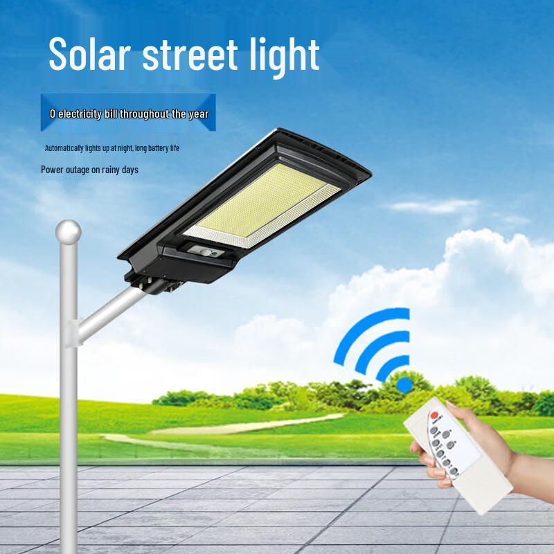 Supporto per Palo Faro da Giardino con Sensore Solare Integrato Hongchou