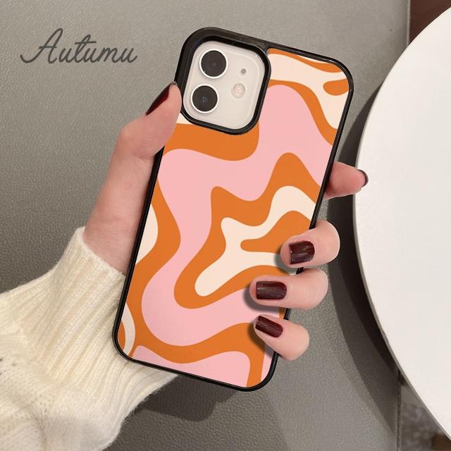 Tekutý vír Současné abstraktní ve světle šalvějově zelené šedé Pouzdro na telefon pro iPhone 11 12 13 14 Pro Max mini XR XS SE2020 7 8 Plus