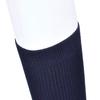 Fukusuke School Socks for Size 24 (Knee-Length) Girls, Antibacterial, Odor-Resistant, Moisture-Wicking, Quick-Drying, 5-Pair Set, Navy, (24-26cm)