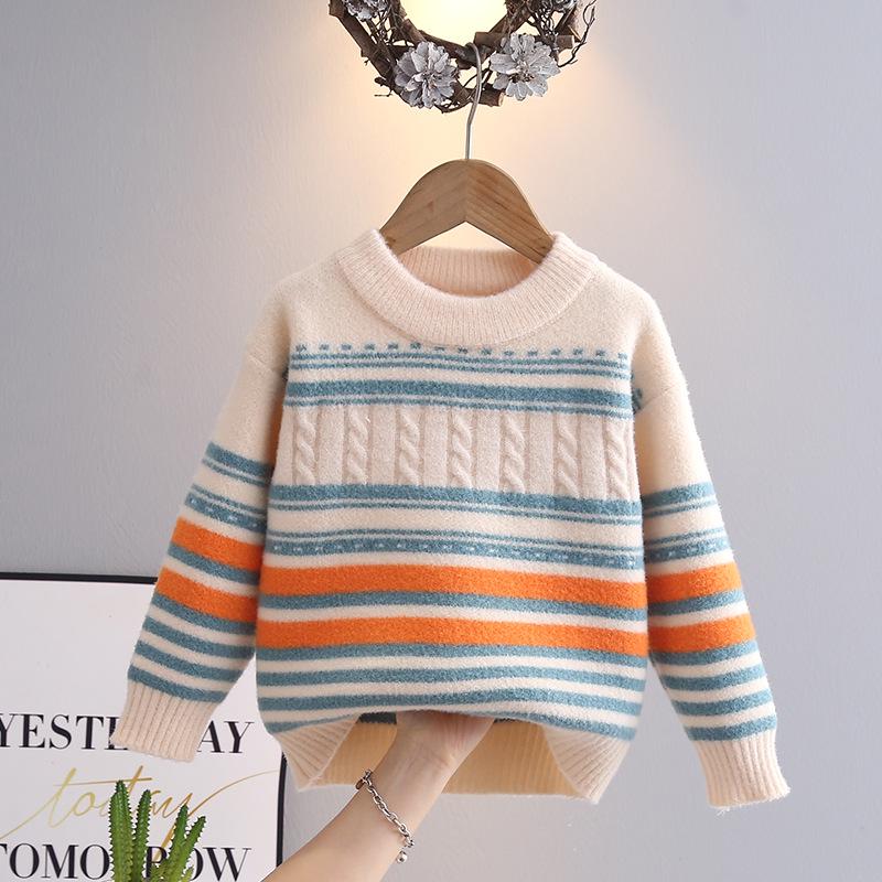 2024 Autumn/Winter Korean Style Knit Cardigan for Girls 140 cm