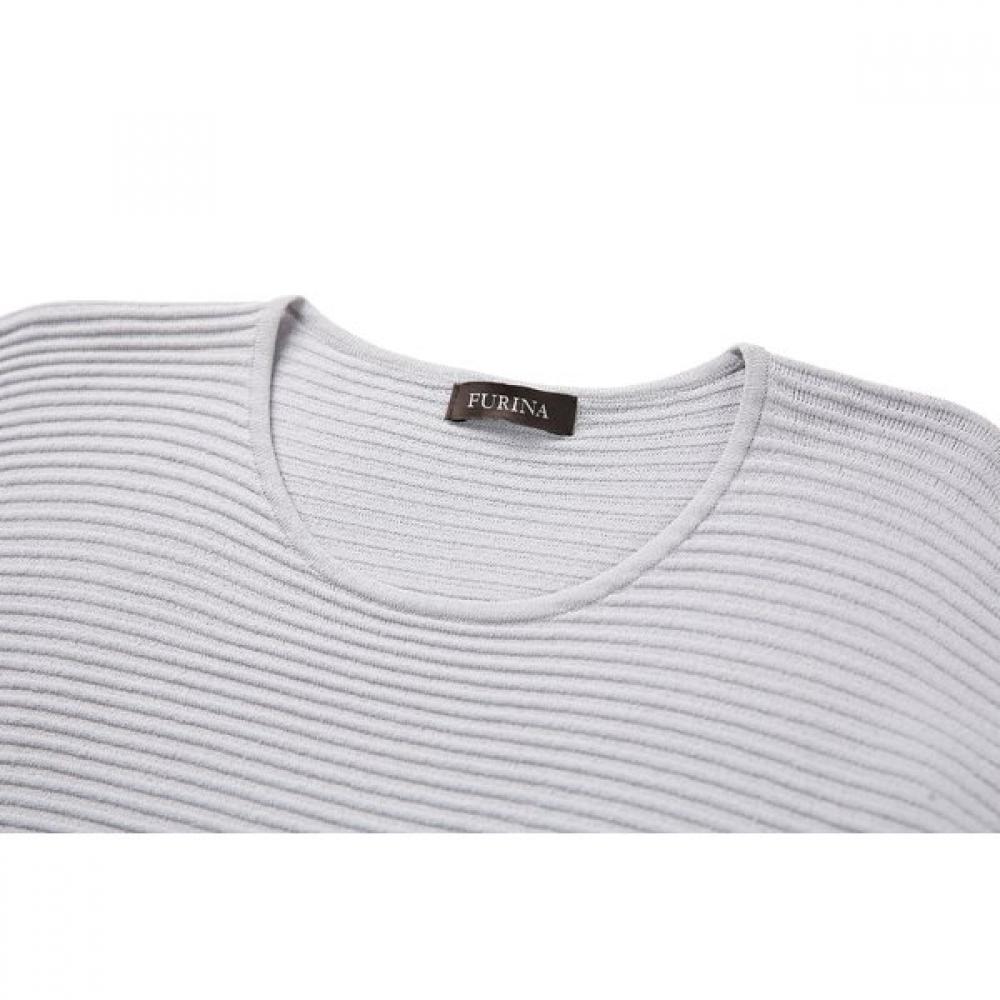Furina Oversized Cooling Rayon Span Side Ruffle Tee