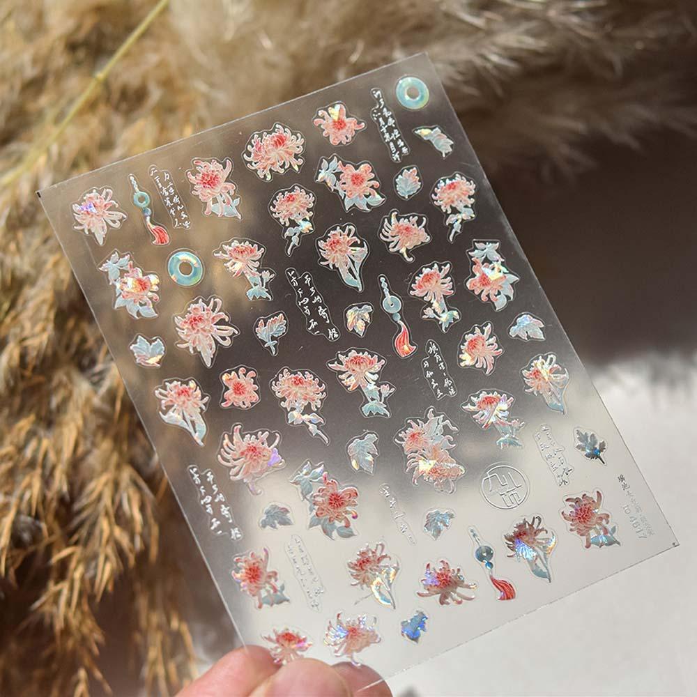 3D Pearl Bow Chinese New Year Nail Sticker Nail Accessories Snake Nail Decoration Ornaments