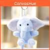 Cartoon Plush Elephant Doll With Sound Recording For Kids Backpack Accessory And Gift