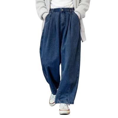 COHOKS Wide Leg Elastic Denim Loose Plus 5XL Women's Jeans, Pants, Fit, Sizes S, M, L, XL, 2XL, 3XL, 4XL,