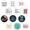 Minimalist Motivational Phrase Refrigerator Magnet Sticker Set