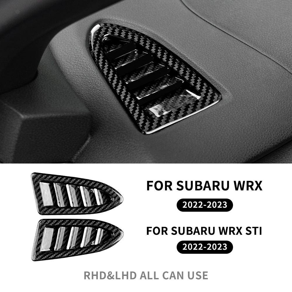Real Hard Carbon Fiber Sticker For Subaru WRX/ WRX STI 2025 2025 2025Car Dashboard Side Air Vent Frame Interior Trim Accessories
