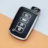 Silver Edge Smart Control Protector Shell Holder For Toyota Camry Corolla Rav4 Highlander Avalon  -  Car Key Case Cover