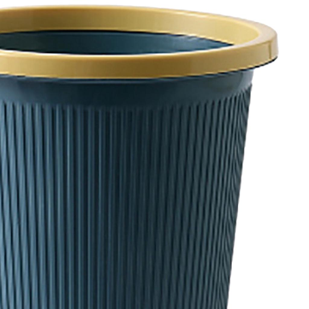 Trash Bin Plastic Exquisite Modern Garbage Container Can for Bathroom Kitchen Living Room Small