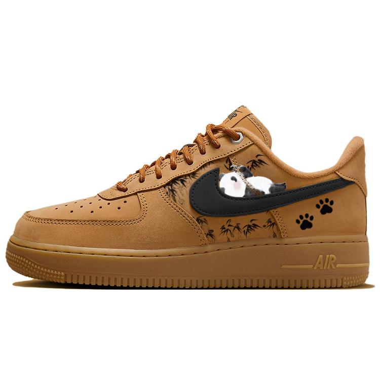 

Nike Air Force 1 Slip Resistant Low top Skateboard Shoes Women s Brown FZ7372-200(Team366-) 38