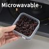 WORTHBUY Plastic Portable Coarse Grain Storage Box Refrigerator Sealed Leak Proof Food Fresh-keeping Box Microwave Oven Heating