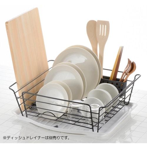 Richell Silicone Draining Tray, White, Large, Lacool, Antibacterial
