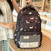 Cartoon Student Schoolbag Girls Animal Printed Backpack Large Capacity Backpack for Middle School Students