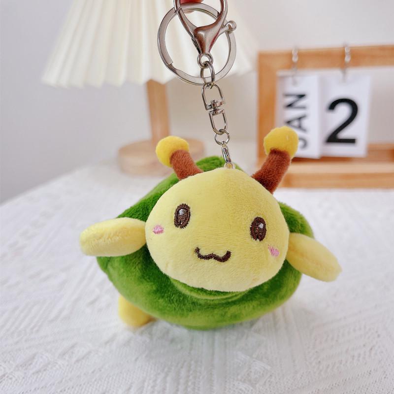 

Подвеска «Черепаха-флип-флоп из Маленькой красной книжечки»: Милый плюшевый брелок-кукла в виде черепахи, превращающейся в пчелу 12 cm