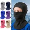 Winter Kid Balaclava Windproof Thermal Thickened Plush Cycling Pullover Cap Breathable Neck Protection Cold-proof Ski Face Cover