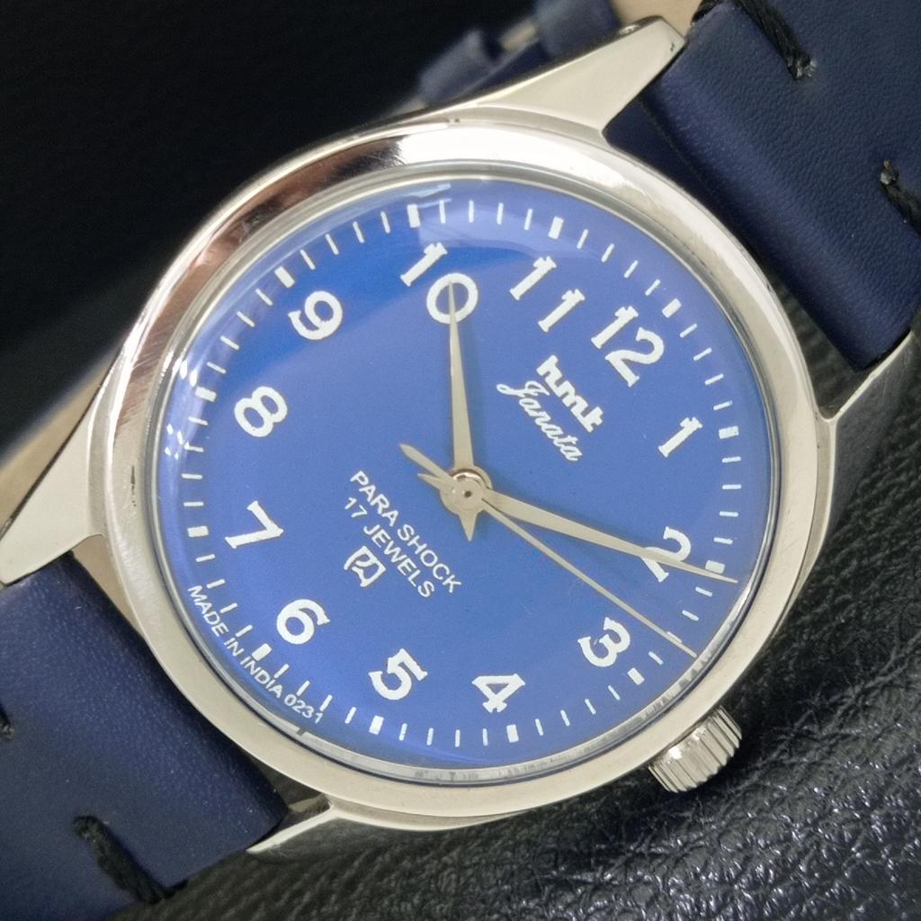 

ВИНТАЖНЫЕ ЧАСЫ HMT JANATA С РУЧНЫМ ЗАВОДОМ, ИНДИЙСКИЕ МУЖСКИЕ, ЦИФЕРБЛАТ СИНИЙ ЦВЕТ a700051-5 R201-a700051