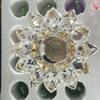 High Pillar Crystal Lotus Candlestick, Butter Lamp Holder, Interior Decoration, Used for Buddha Lamps, Prayers, Buddha Utensils