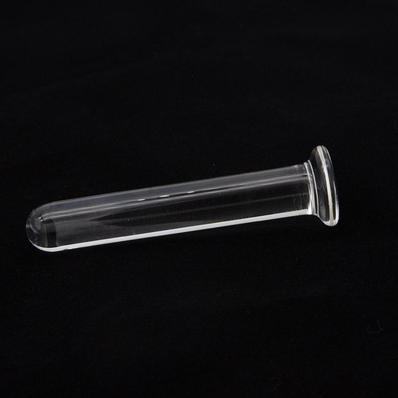 Adult Transparent Crystal Glass Anal Dilator Plug - Wearable Erotic Toy