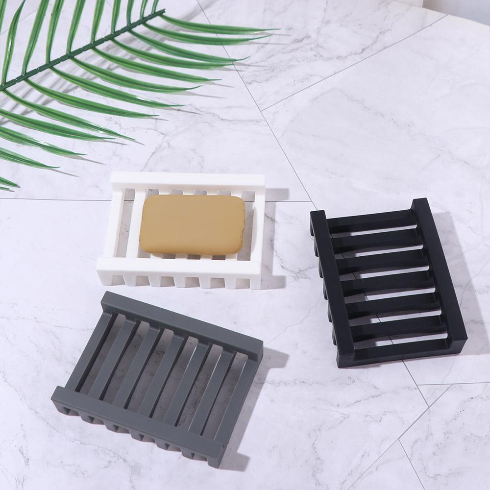 Flexible Bar Soap Dish Non-slip Soap Box Sponge Tray Soap Holder  Bathroom