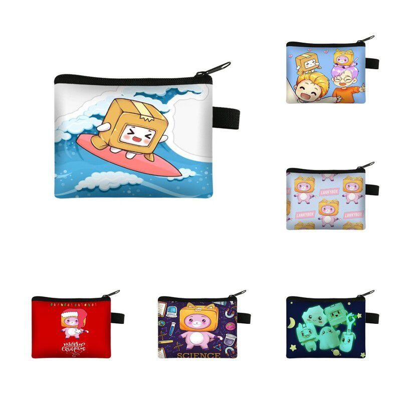 Stylish Lankybox Coin Purse High-quality Polyester Wallet For Secure Storage