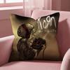 Rock Band K-Korn Cushion Cover Multi-Scene Pillow Cover for Home & Car - Reversible, Soft & Durable for Daily Use