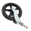 6 Inch Wheelchair Front Wheels with Front Fork Drive Steel Bearing Wheel Front Fork for Wheelchair