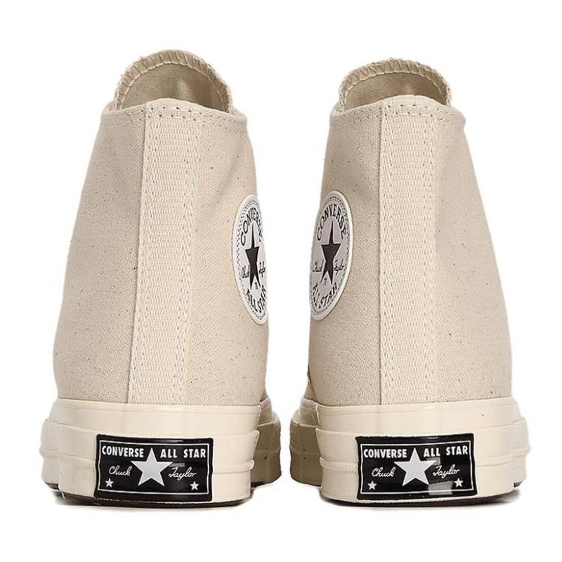 Converse 1970s Comfortable and versatile high-top canvas shoes unisex beige off-white