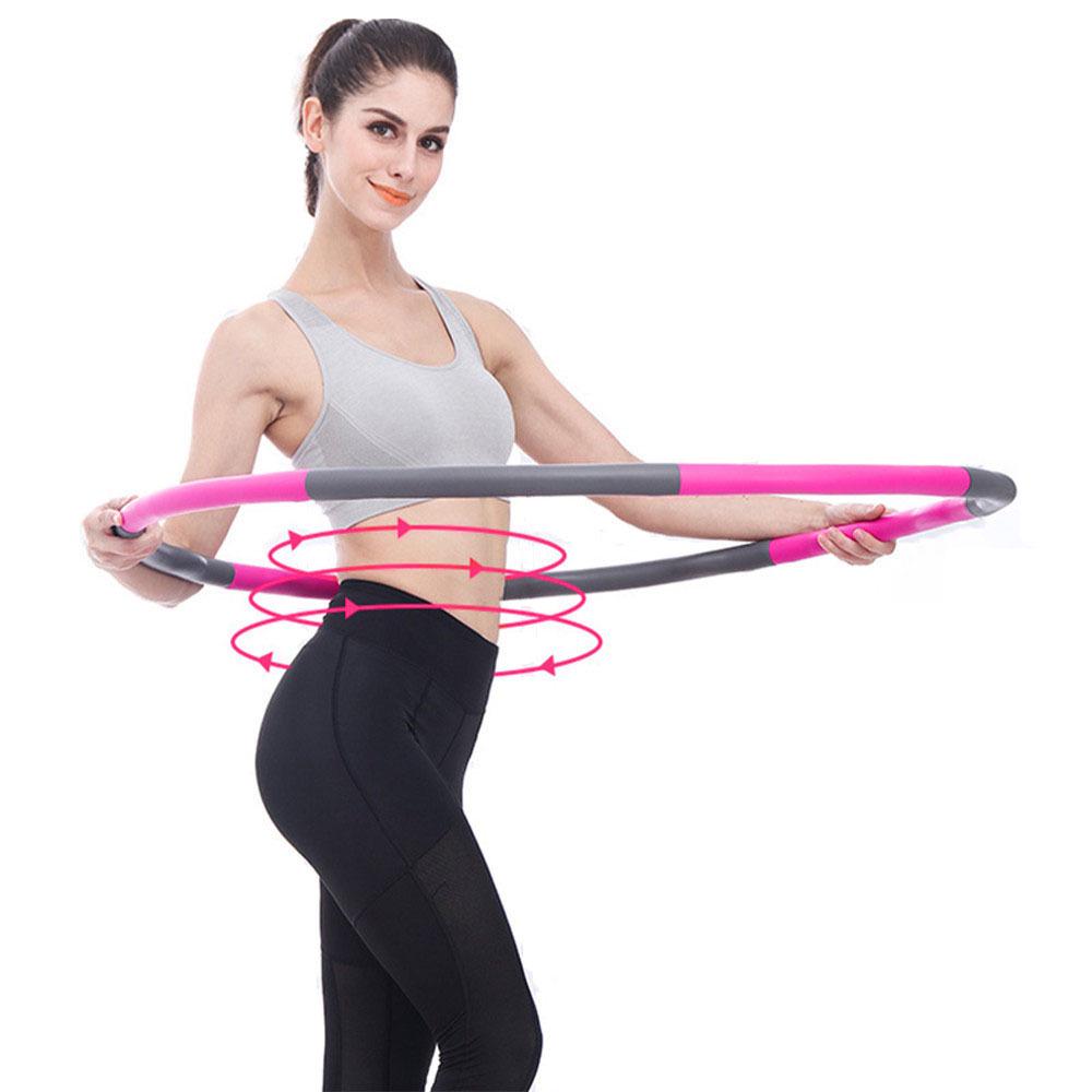 Detachable Foam Hula Hoop for Adults & Kids: Indoor/Outdoor Fitness Exercise