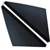 Car Rearview Mirror Triangle Panel Cover for Hyundai Kona 2018 2019 2020 2021 2022 2023 86190-J9000 86180-J9000 Unpainted Black