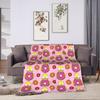 Blanket The S-Simpsons Decorative Flannel Throw Blanket For Living Room Warm Soft Customized Quality Bedspread Birthday Gift