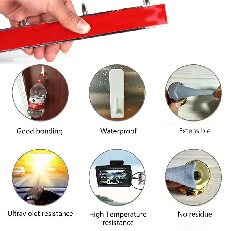 300CM Strong Permanent Double Sided Tape Acrylic Foam Adhesive Waterproof High Temperature Tape Sticker for Car Indoor DecorPinstriping Tape 3