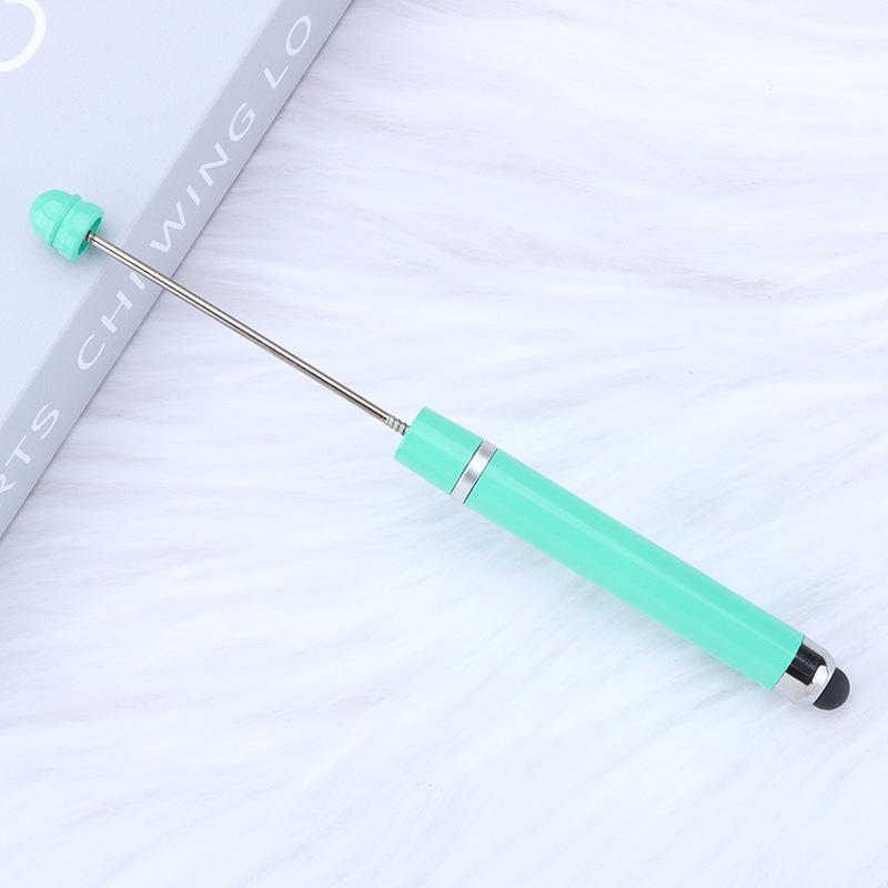 Multi-functional Touch Screen Beading Ballpoint Pen with Extended Rod for DIY Cute Bead Design