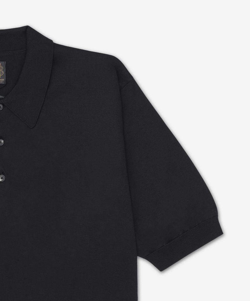 Batoneo Caribbean Sea Island Short Sleeve Polo Shirt - Black / Bn26Sm064Black