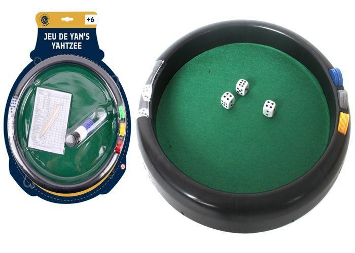 Jeu de société - MGM - Yam - Piste de yams - Dé et jetons - À partir de 8 ans