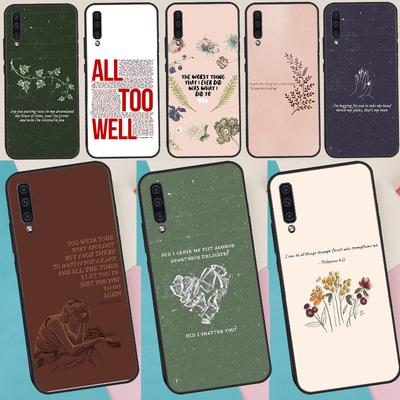All Too Well Lyrics Case For Samsung Galaxy A22 A05 A53 A33 A06 A26 A16 A56 A36 A05 A32 A52 A54 A34 A14 A55 A15 A35