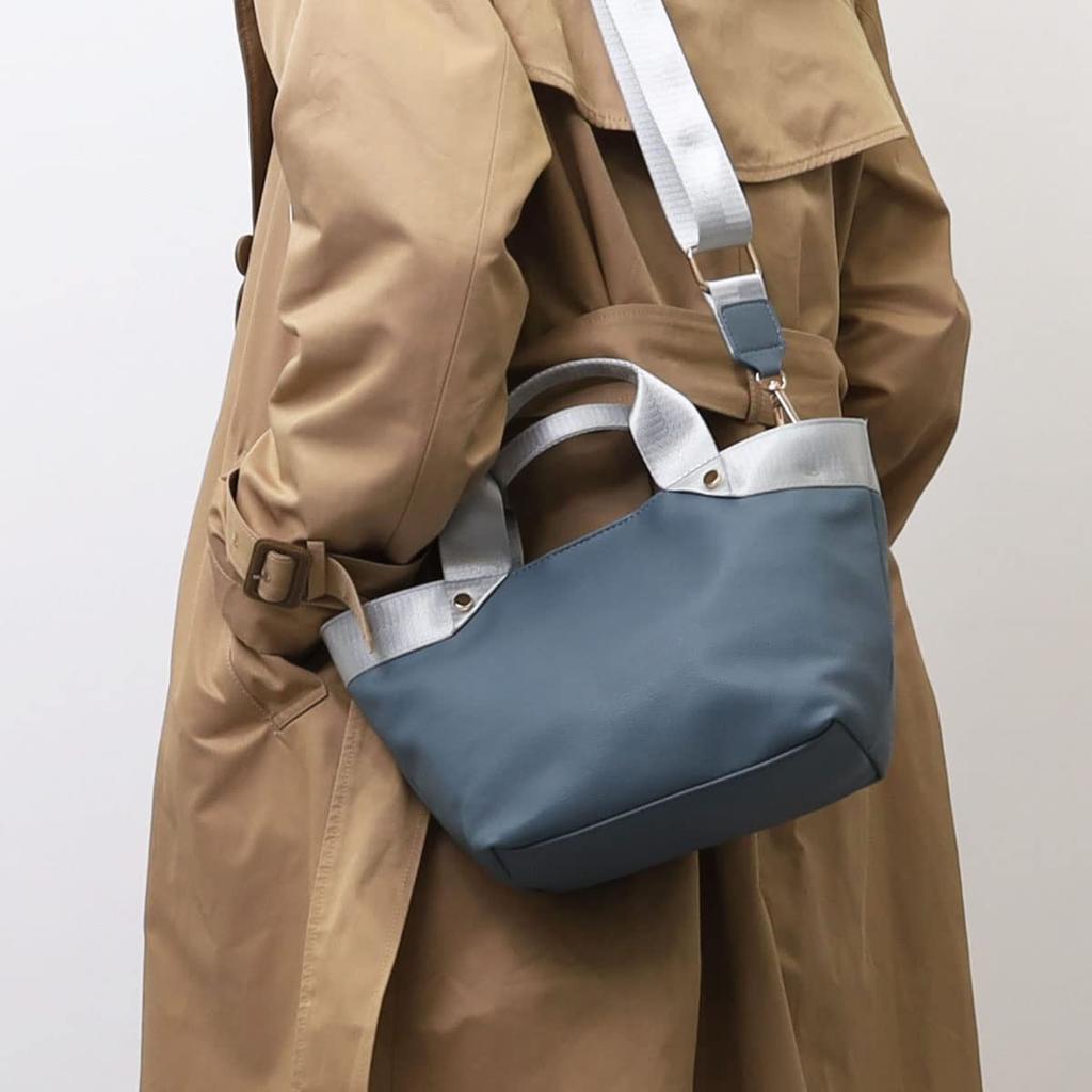 [Cuko] Tape Handle Faux Leather Mini 2-Way Bag