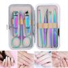 7pcs Stainless Steel Nail Clipper Set Nail Trimmers Set Manicure Pedicure Tool
