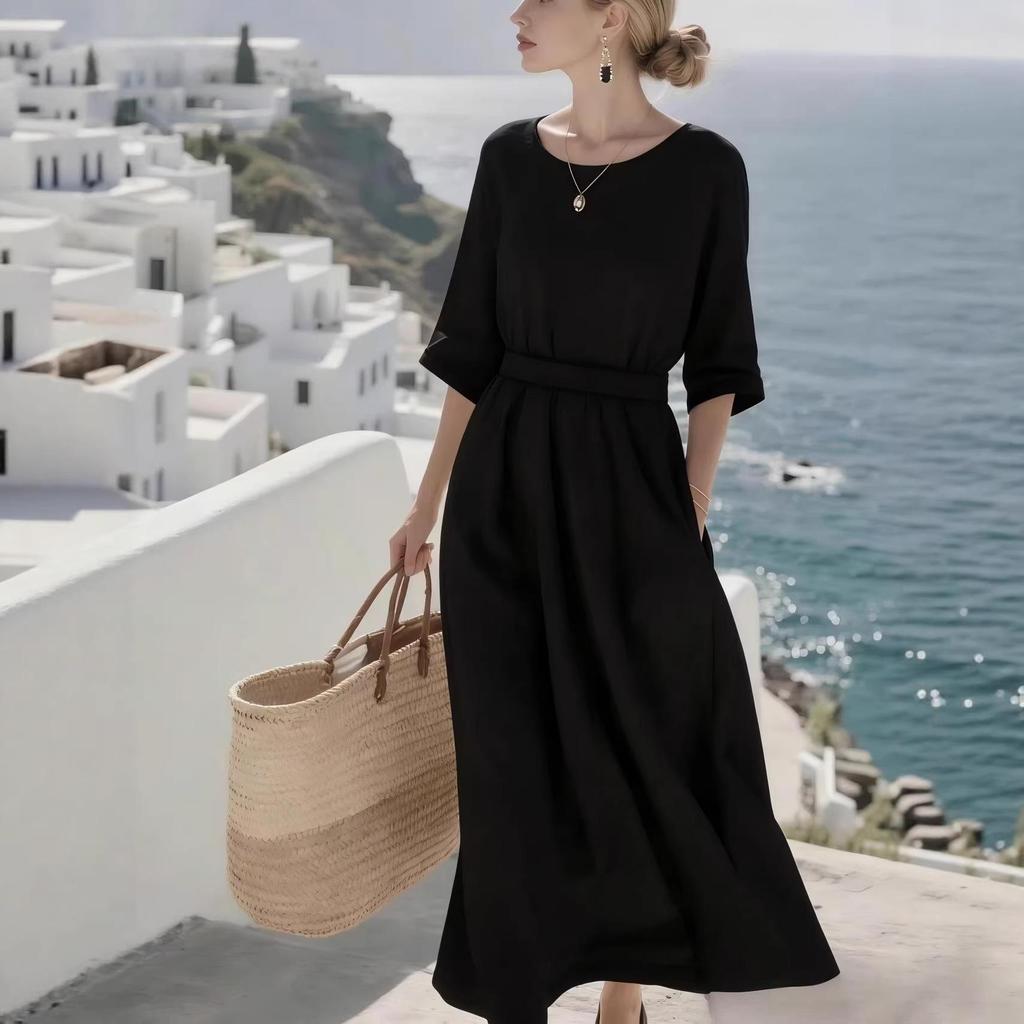 Elegant European & American Summer 2026 Cross-Border Long Dress